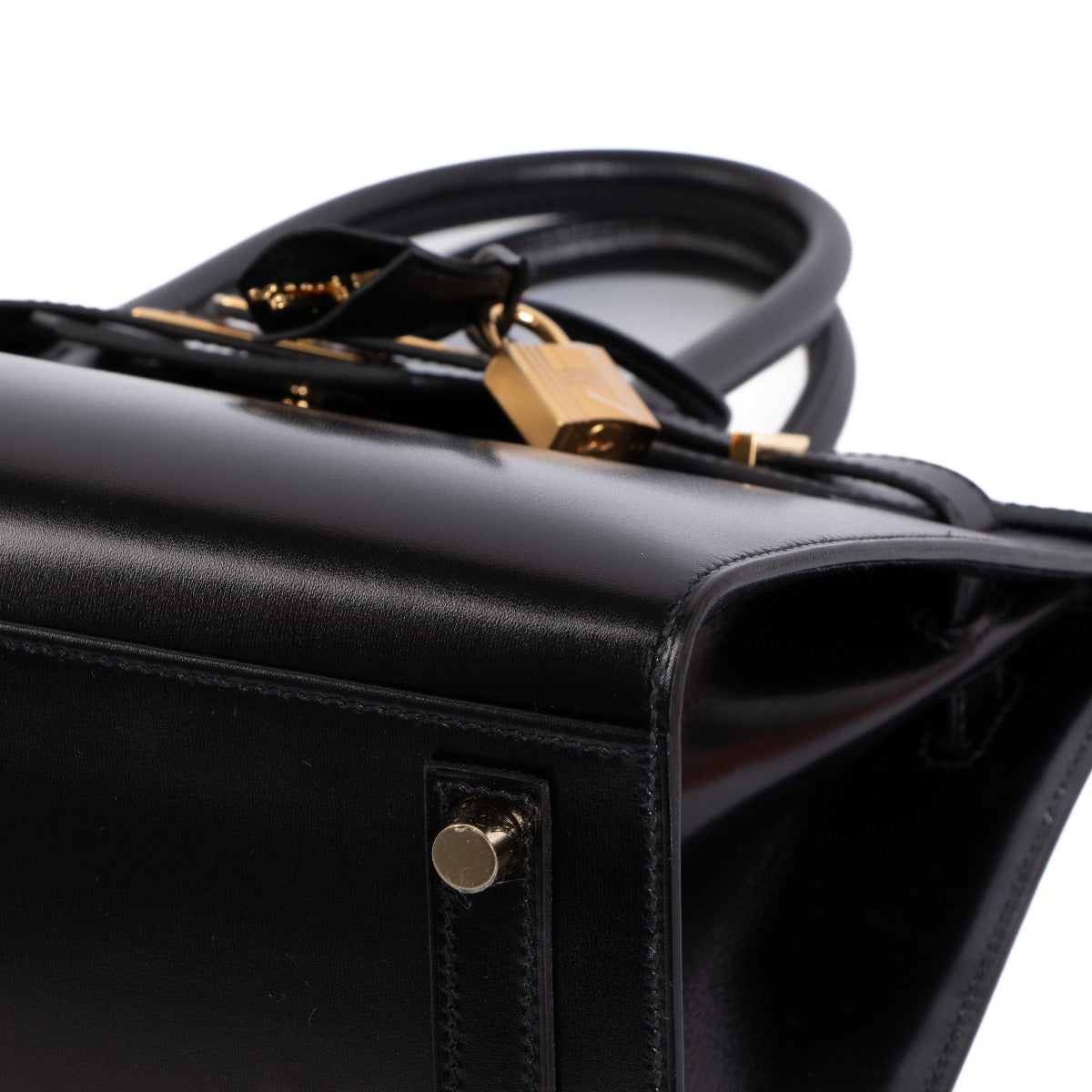 Authentic second hand brand new 2023 Hermes Birkin 30 Black Veau Box on www.labellov.com