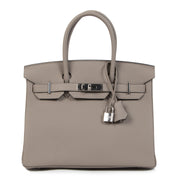 Hermès Birkin 30 Gris Asphalte PHW pour le meilleur prix chez Labellov à Anvers Belgique