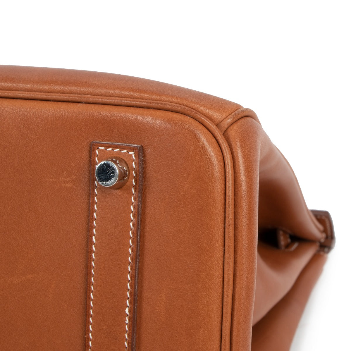 Koop tweedehandse luxe designer handtas Hermes Birkin 35 fauve barenia op labellov.com