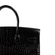 achetez second main hermes birkin 35 lisse crocodile porosus chez labellov