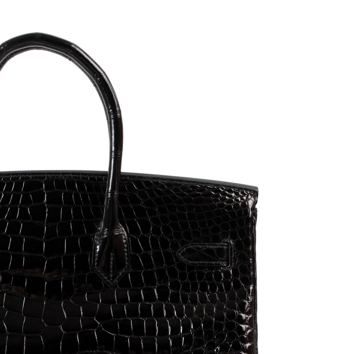 achetez second main hermes birkin 35 lisse crocodile porosus chez labellov