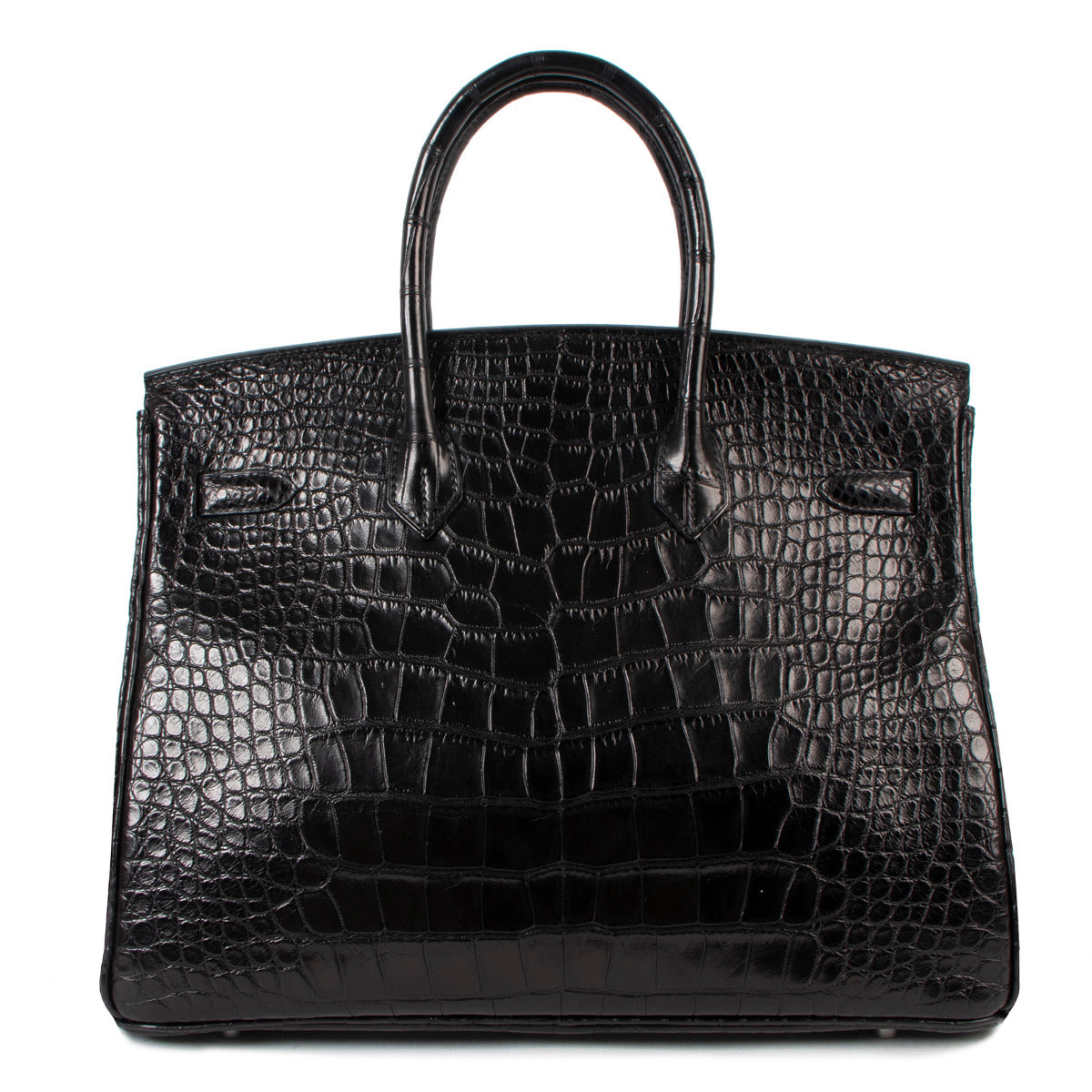shop authentic second hand brand new hermes birkin 35 black alligator