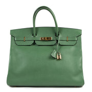 Hermes Epsom Bengale Green Birkin 40 GHW