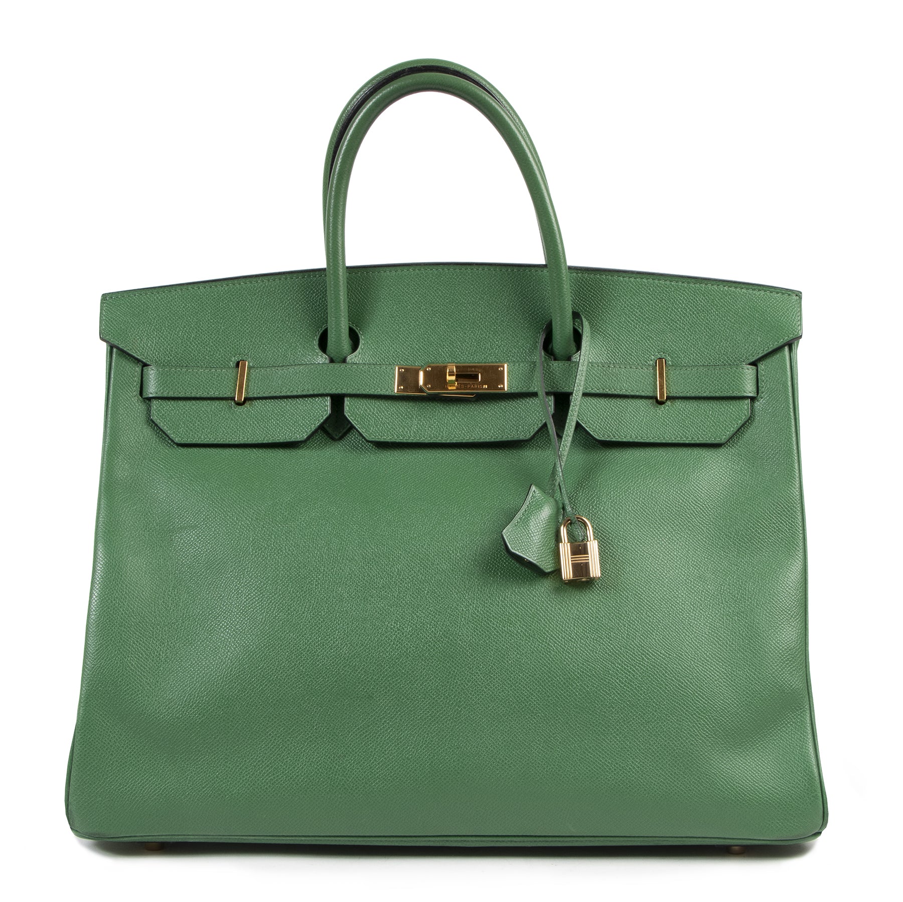 Hermes Epsom Bengale Green Birkin 40 GHW
