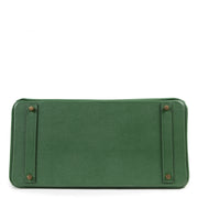 skip the waitinglist shop safe online Hermes Epsom Bengale Green Birkin 40 GHW