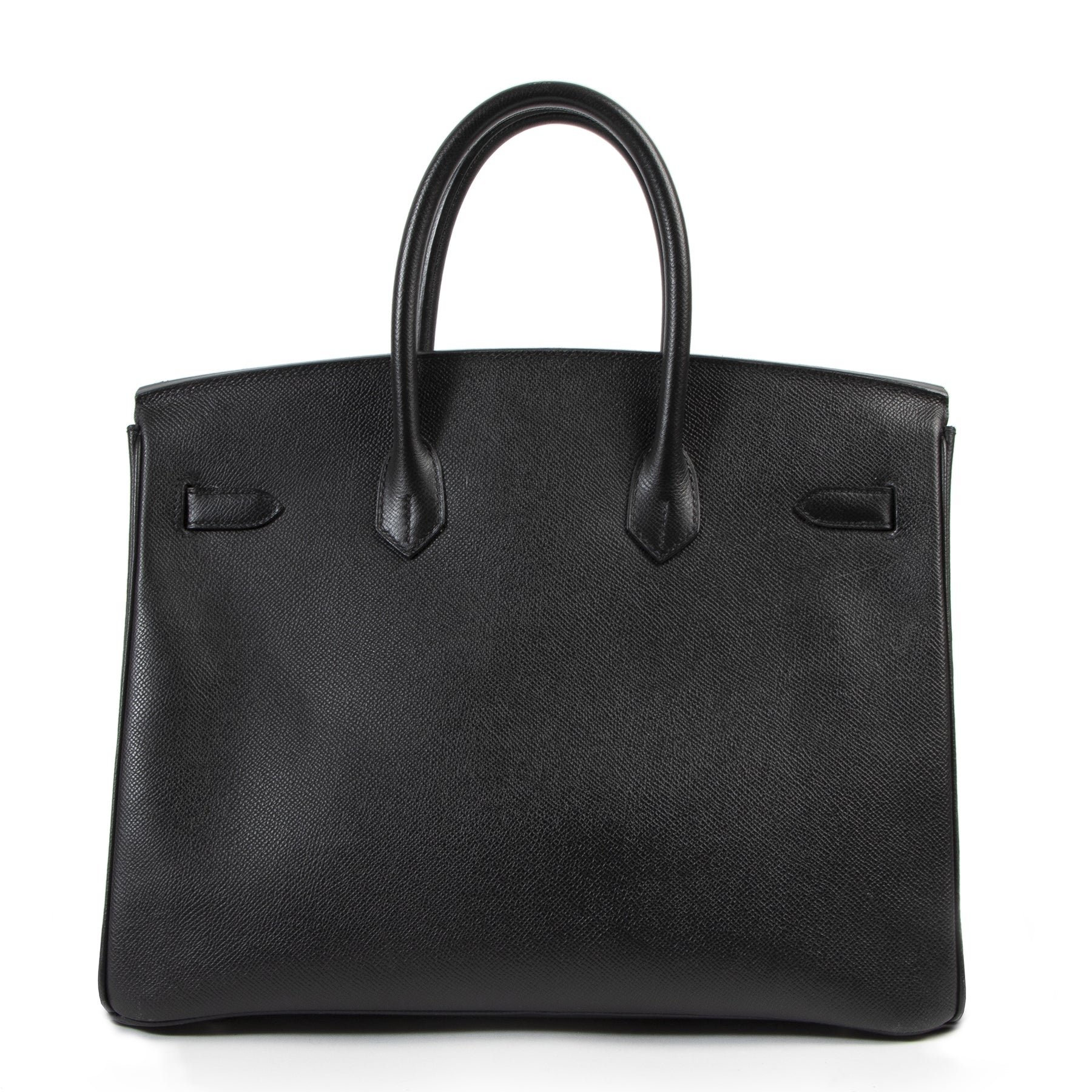 Authentique seconde-main vintageHermès Birkin 35 Black Epsom PHW achète en ligne webshop LabelLOV