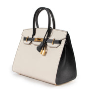 shop safe online hard to find limited Hermès Birkin 30cm HSS Craie With Black Epsom Sellier GHW Sellier
