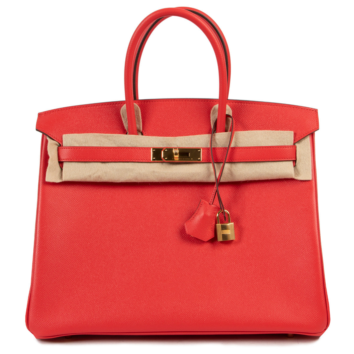 Hermès Birkin 35 Epsom Rouge Tomate GHW