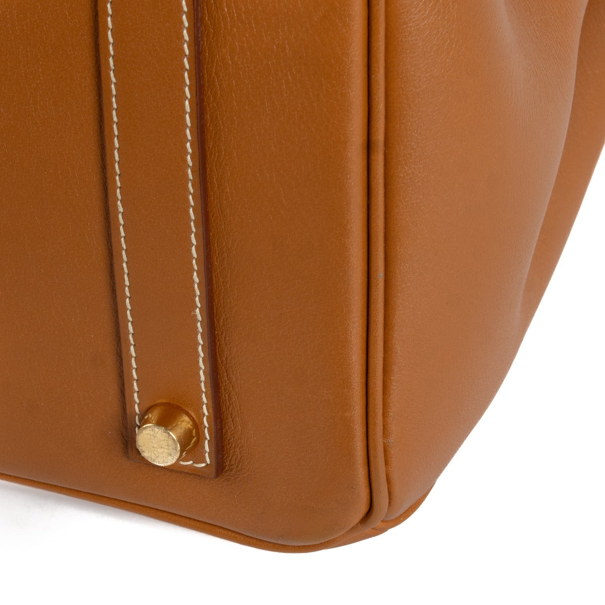 Shop vintage second hand designer luxury Hermès Birkin 35 Gold Gulliver GHW