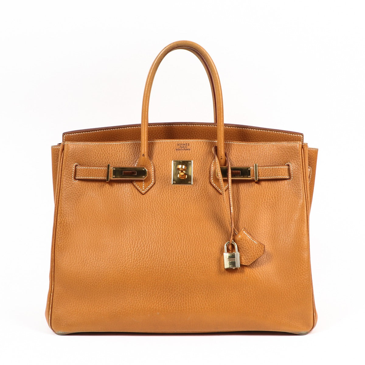 Hermès Birkin 35 Natural Vache Liegee Gold Hardware