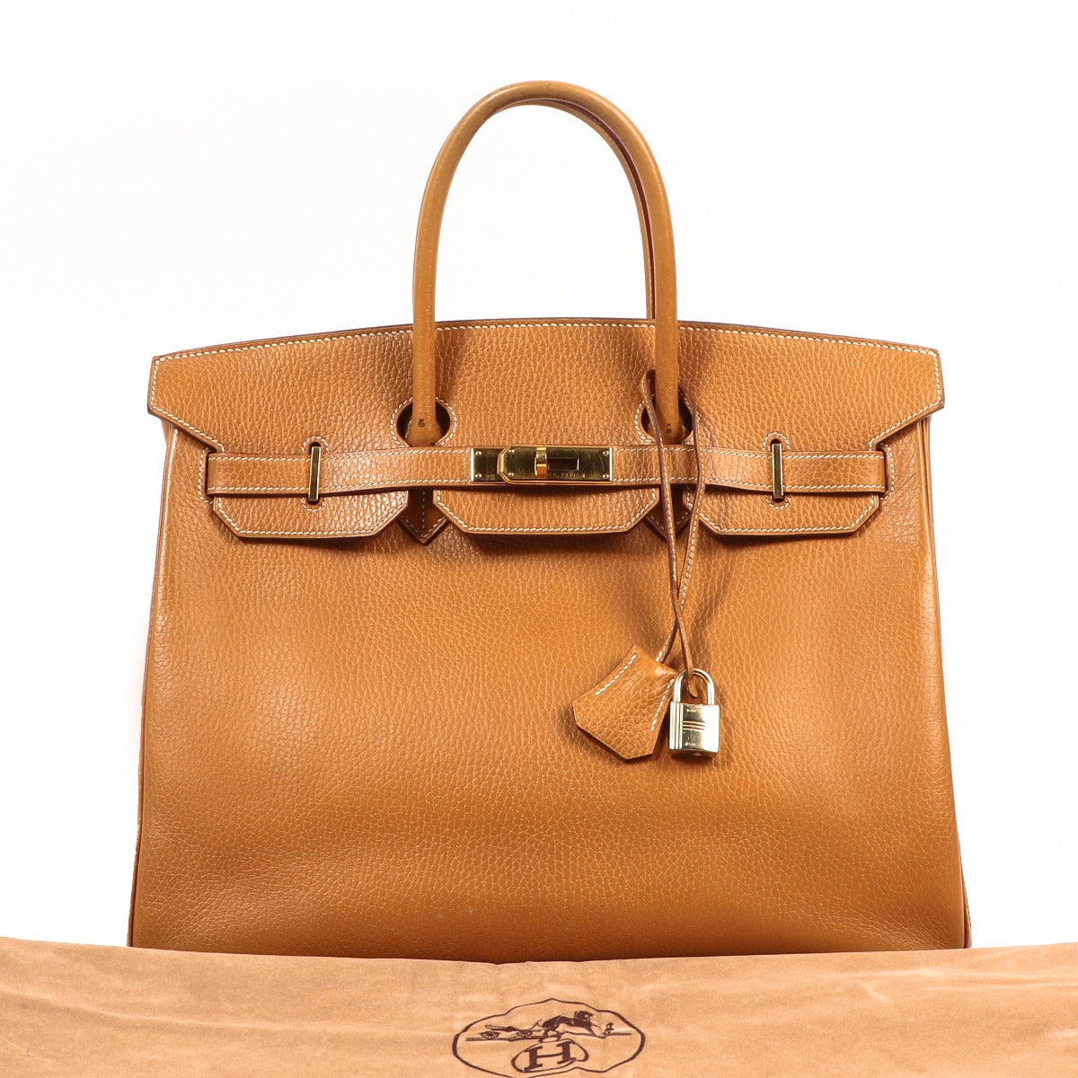 Hermès Birkin 35 Natural Vache Liegee Gold Hardware