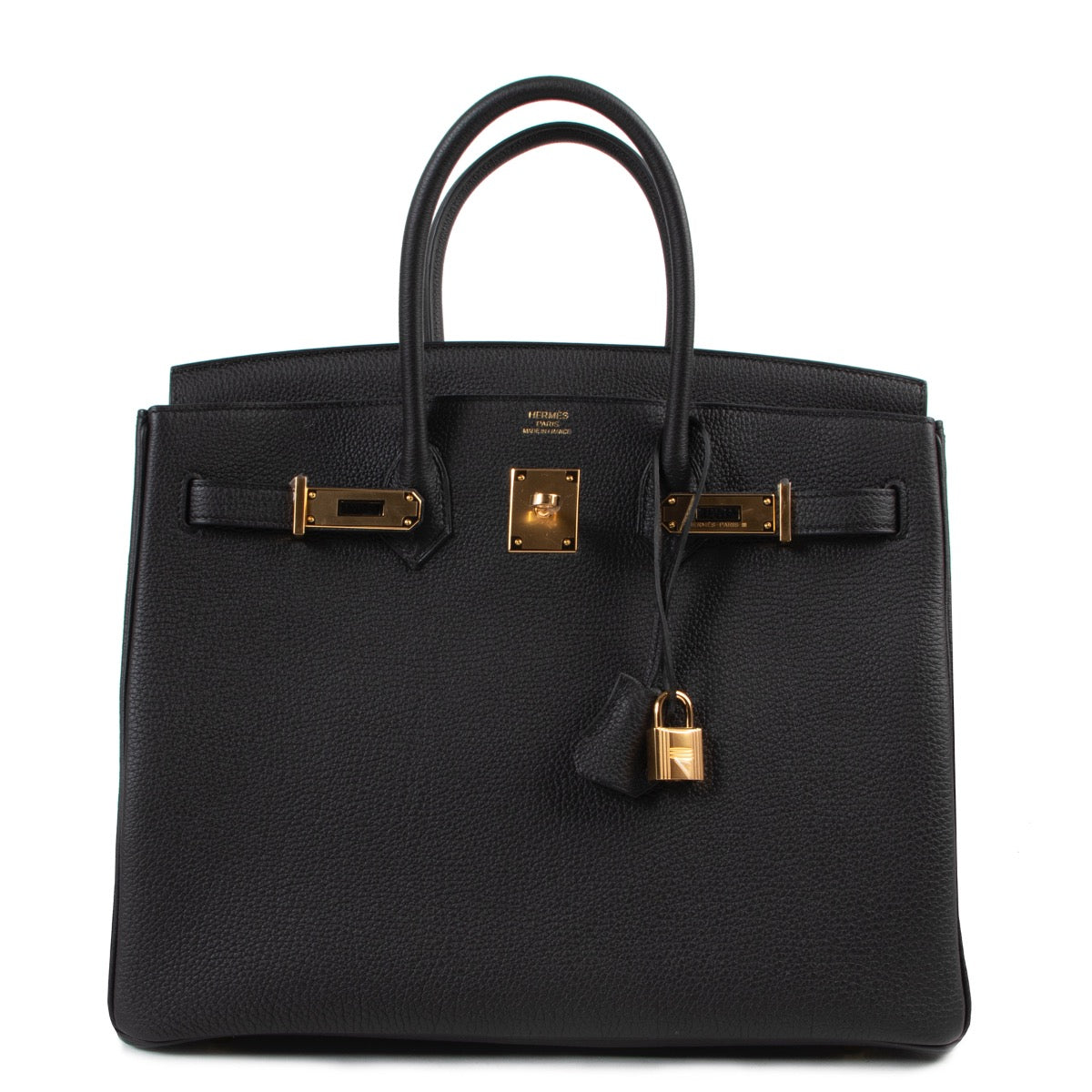 skip the waiting list shop safe online your secondhand Hermès Birkin 35 Black Togo GHW