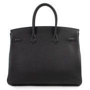 brand new Hermès Birkin 35 Black Togo GHW