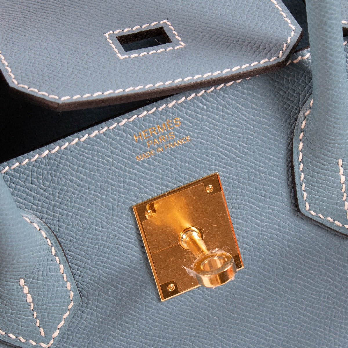 2024 Hermès Birkin 30 New Bleu Jean Epsom Gold Hardware second hand brand new store fresh on www.labellov.com