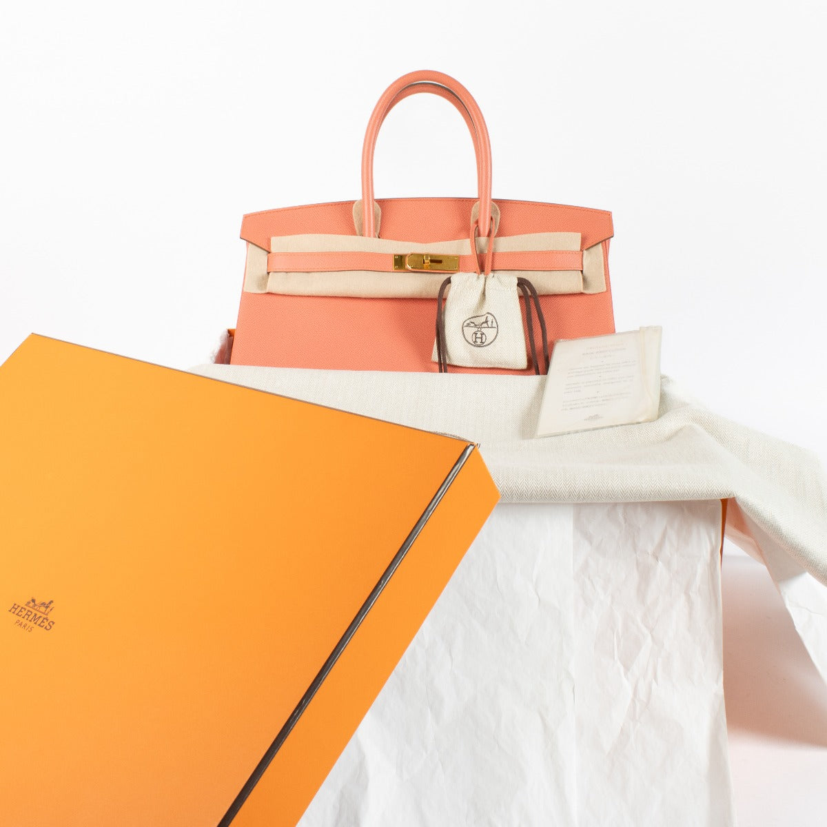 Hermès Birkin 35 Flamingo Epsom GHW – Labellov