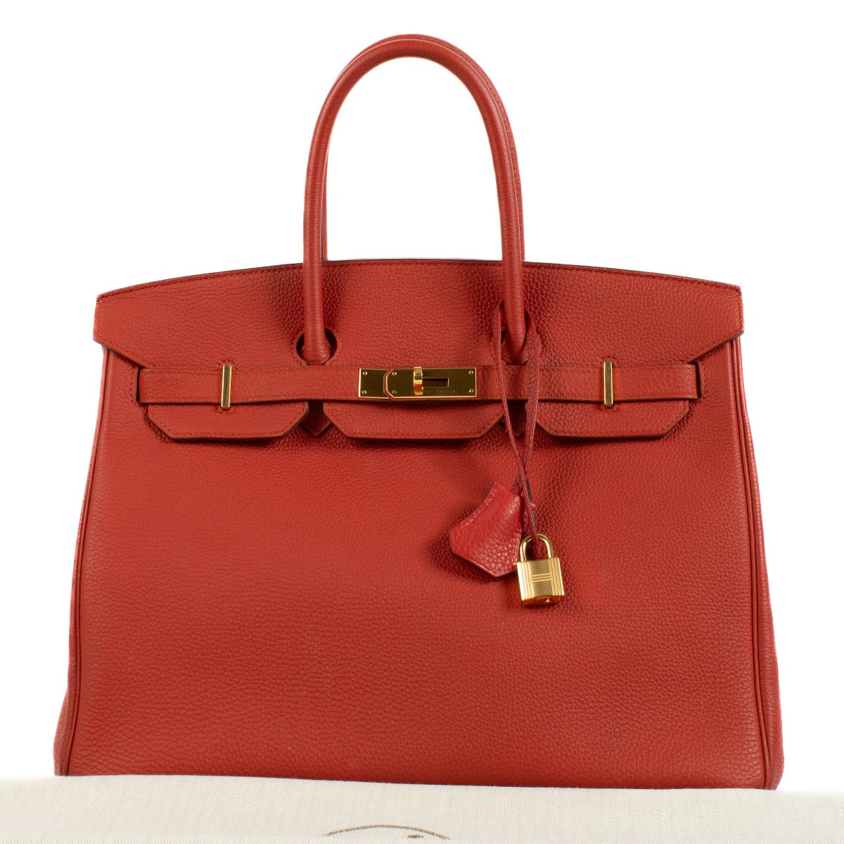 Hermès 2012 Birkin 35 Rouge de Coeur Togo GHW