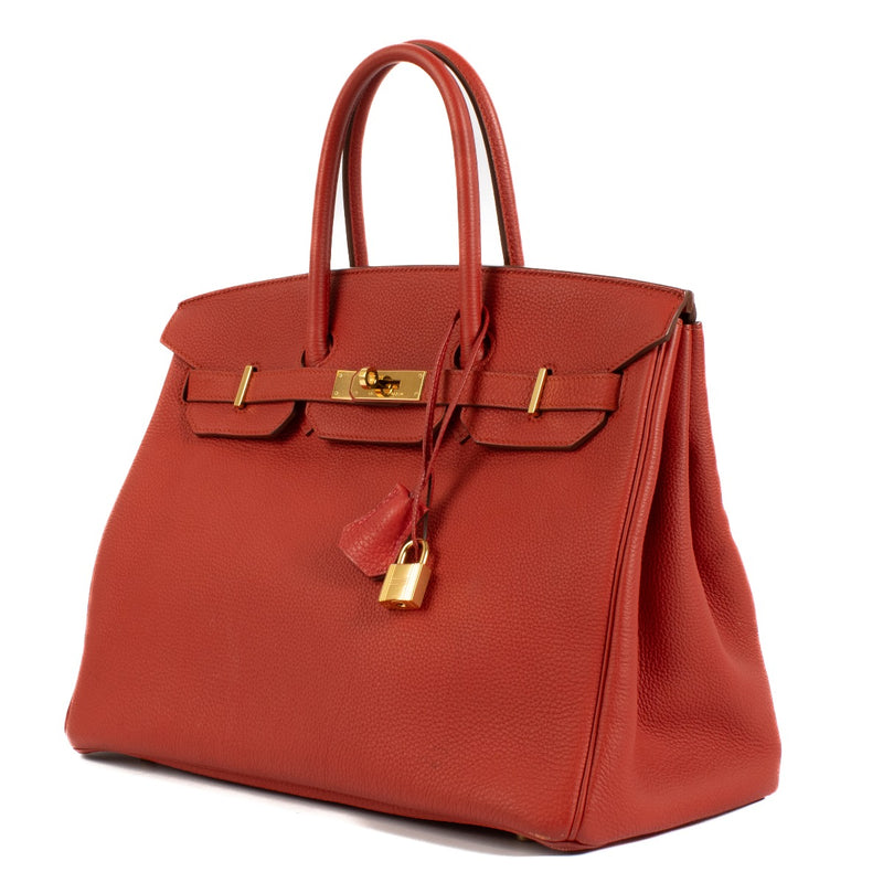Hermès 2012 Birkin 35 Rouge de Coeur Togo GHW