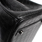 shop safe online Hermes *LIMITED* Birkin 35 So Black Matte Niloticus Crocodile