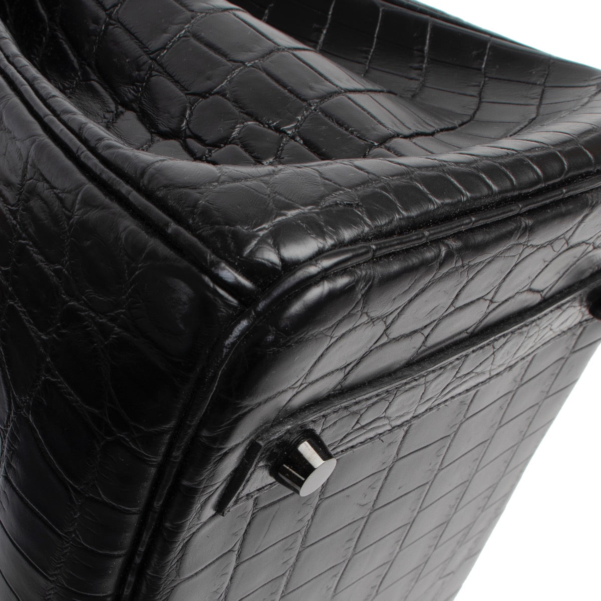 shop safe online Hermes *LIMITED* Birkin 35 So Black Matte Niloticus Crocodile