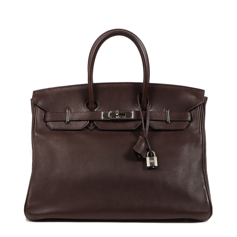 Hermes Birkin 35 Ebene Swift PHW