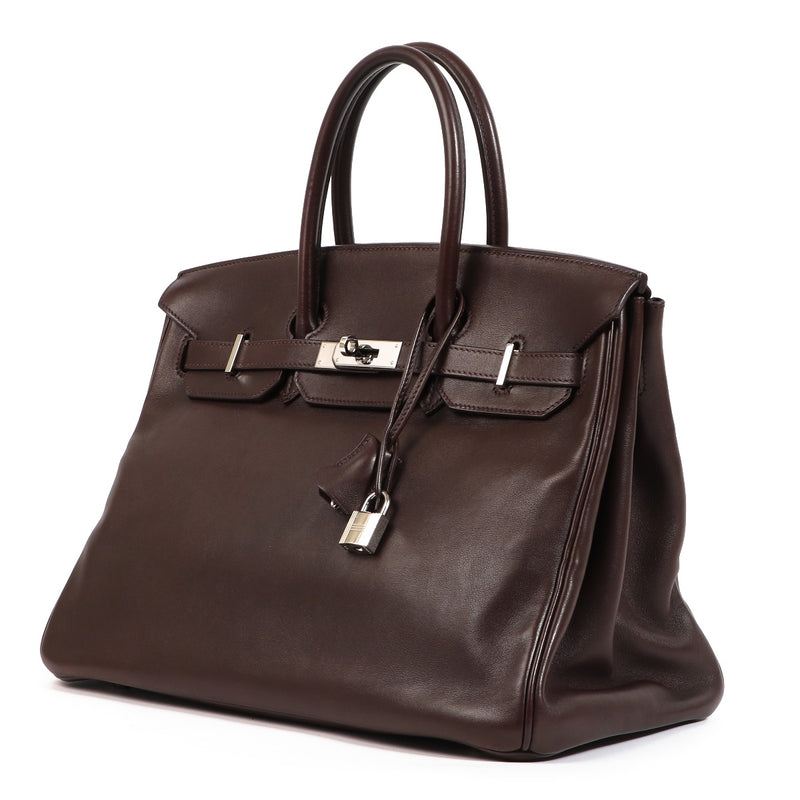 Hermes Birkin 35 Ebene Swift PHW