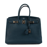Hermès 2010 Birkin 35 Bleu Colvert
