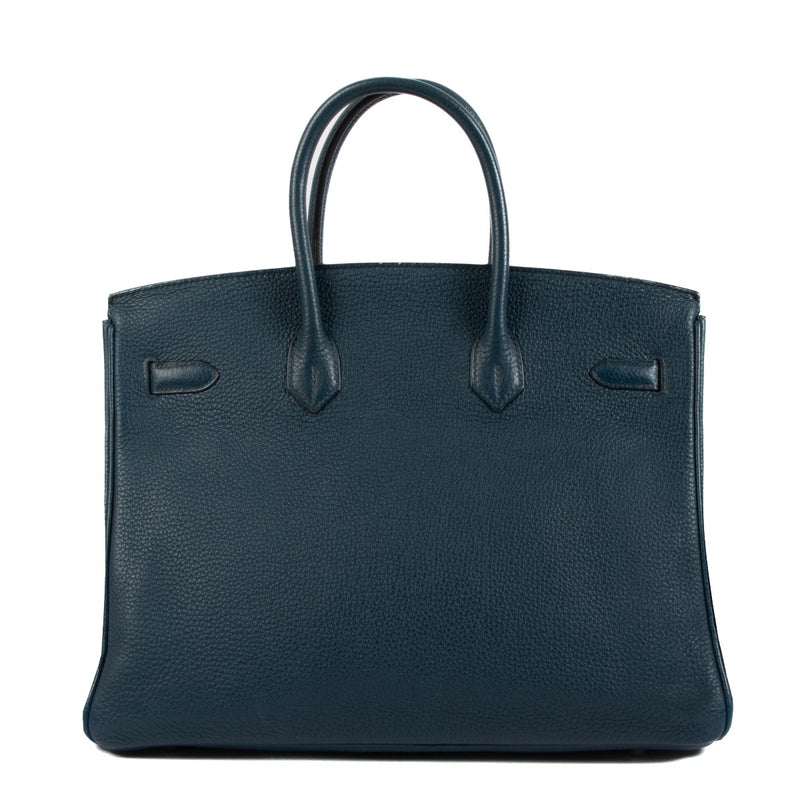 Hermès 2010 Birkin 35 Bleu Colvert
