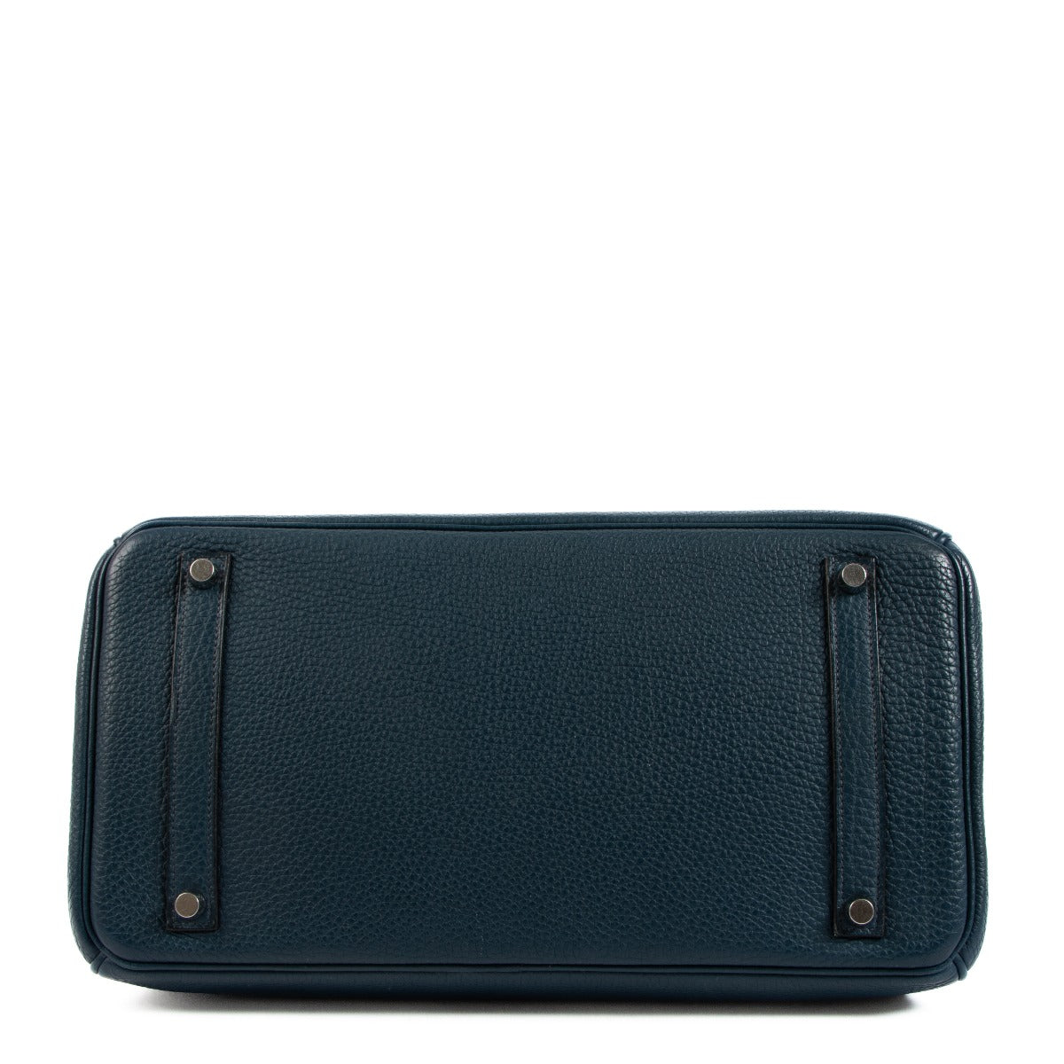 Authentic second hand Hermès Birkin 35 Bleu Colvert Palladium Hardware on www.labellov.com