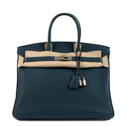 Hermès 2010 Birkin 35 Bleu Colvert