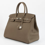 Hermès Birkin 35 Etoupe Togo PHW