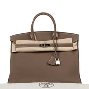 Hermès Birkin 35 Etoupe Togo Palladium Hardware