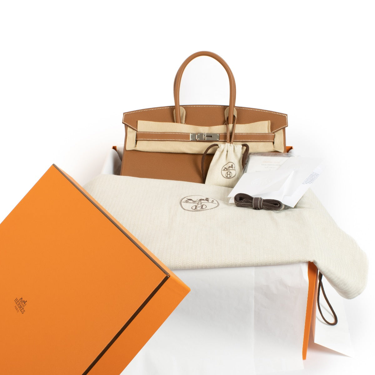 Hermès Birkin 35 Gold Togo Palladium Hardware