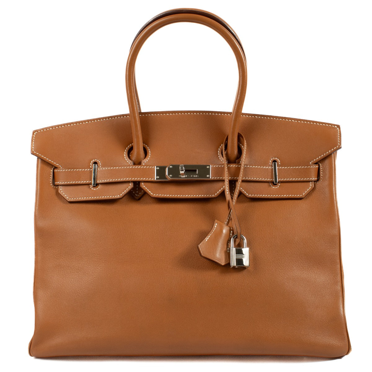 Authentic second hand vintage 2006 Hermès Birkin 35 Gold Swift on www.labellov.com