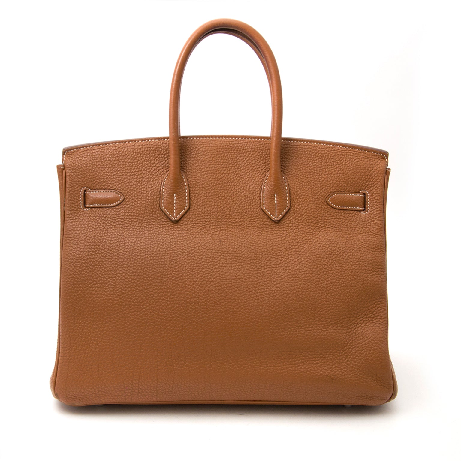 Op zoek naar een Hermès Birkin gold 35cm PHW? Koop veilig en makkelijk online bij Labellov tweedehands in Antwerpen