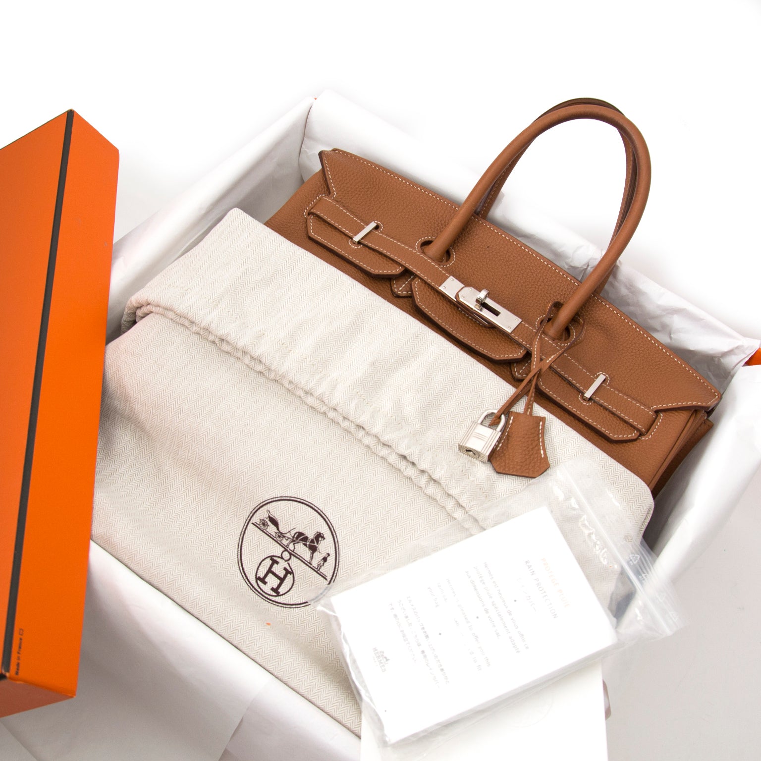 Acheter secur en ligne Hermès Birkin gold 35cm PHW pour le meilleur prix