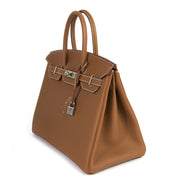 skip the waitinglist and get your Hermès Birkin 35 Togo Gold PHW right now