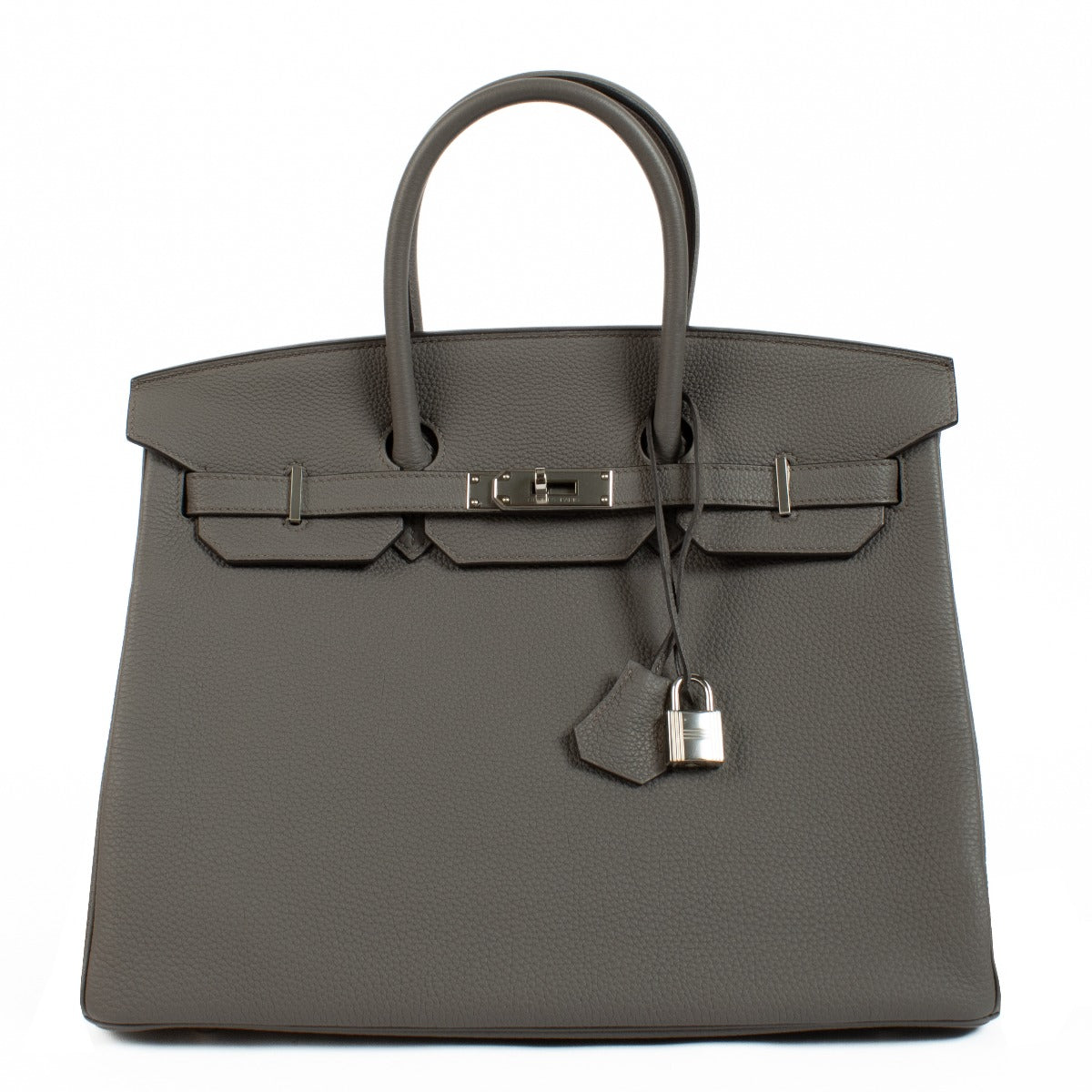 Hermès Gris Etain Birkin 35 Togo Palladium Hardware