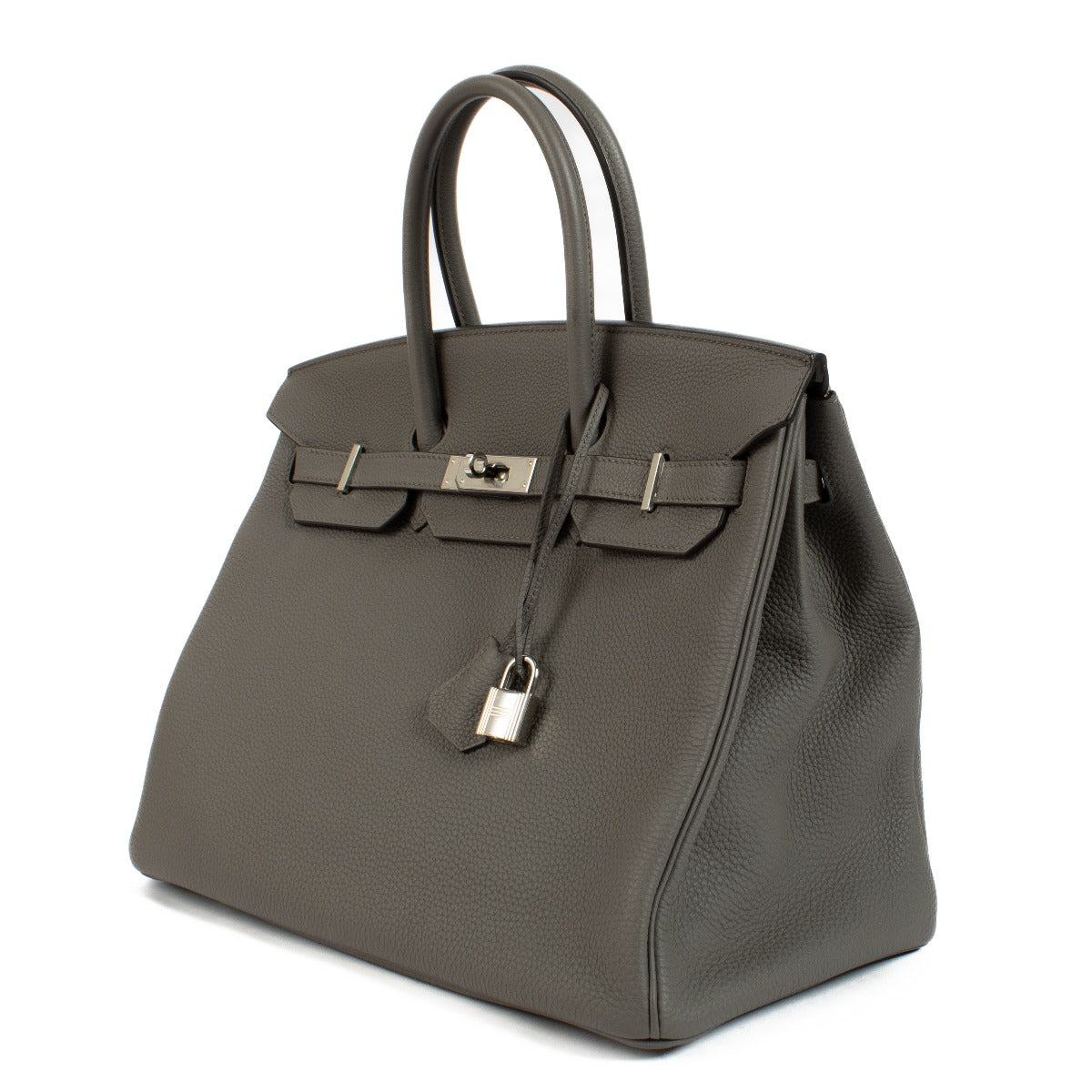 2019 Hermès Birkin 35 Gris Etain Togo PHW