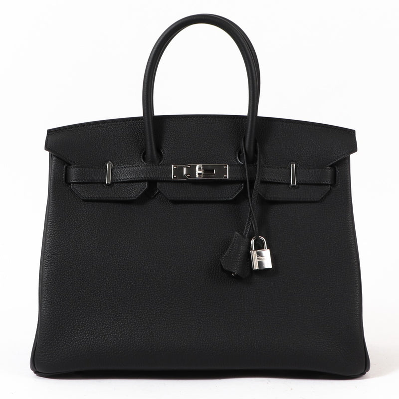 Hermès Birkin 35 Black Togo Palladium Hardware
