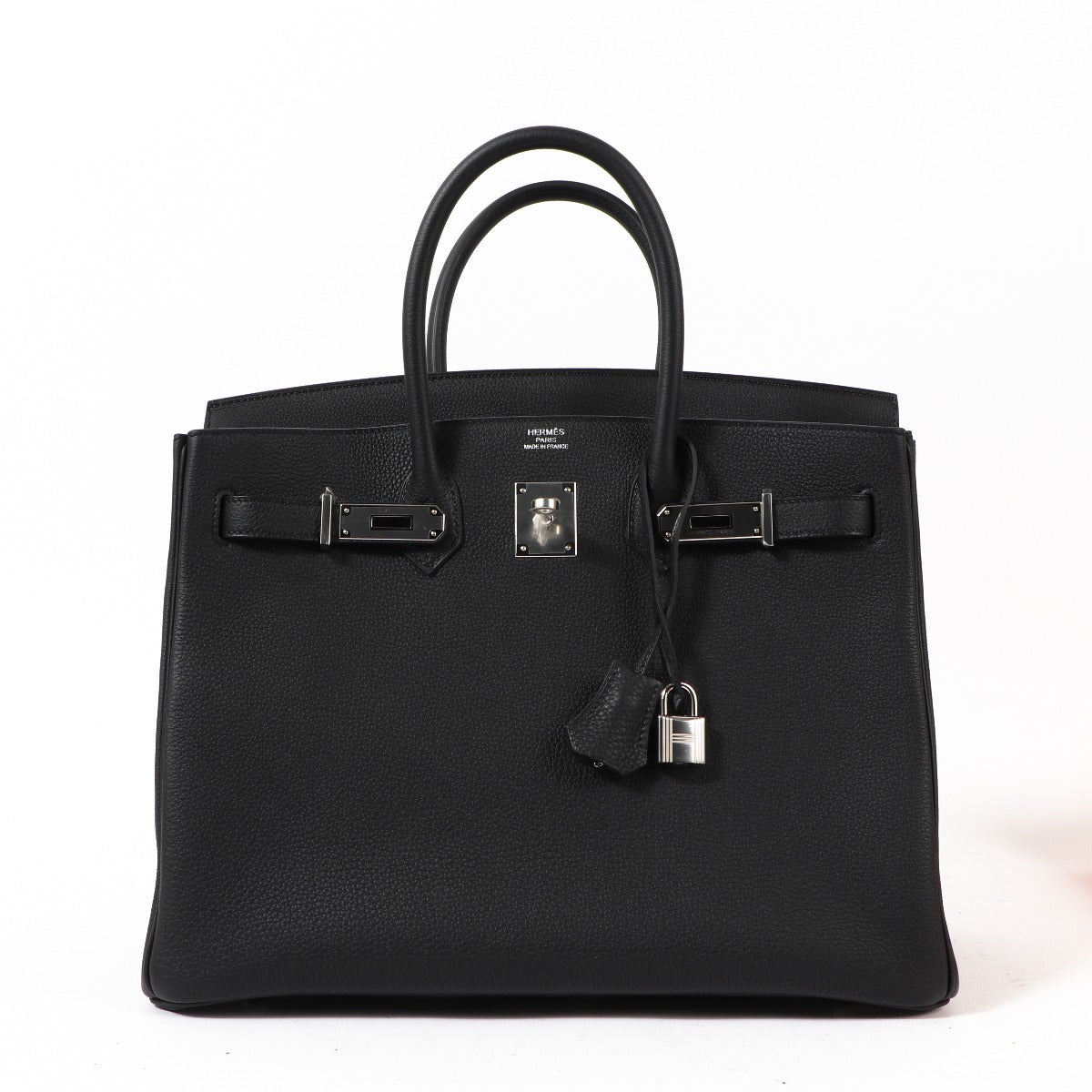 authentic second hand luxury designer hermes birkin 35 togo black by labellov