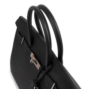 Shop luxury designer handbag second hand Hermès Birkin 35 Black Togo PHW at Labellov