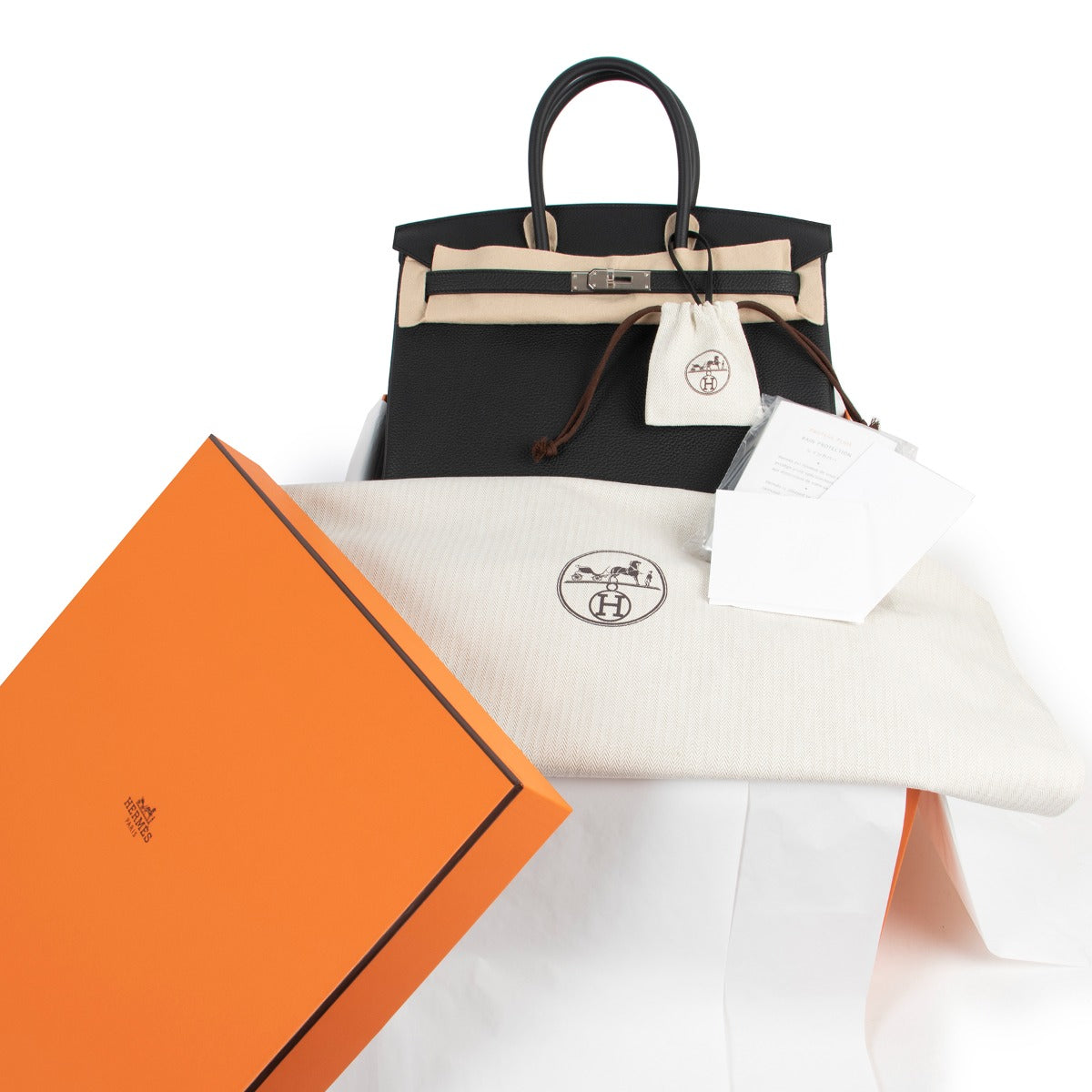 Authentic second hand luxury hermes birkin 35 black on labellov.com