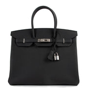 Authentic second hand luxury hermes birkin 35 black on labellov.com