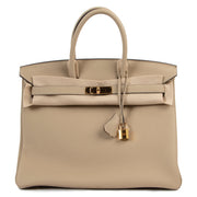 Shop safe online at Labellov in Antwerp this 100% authentic Hermès Birkin 35 Trench Togo GHW in brand new condition at the right price.