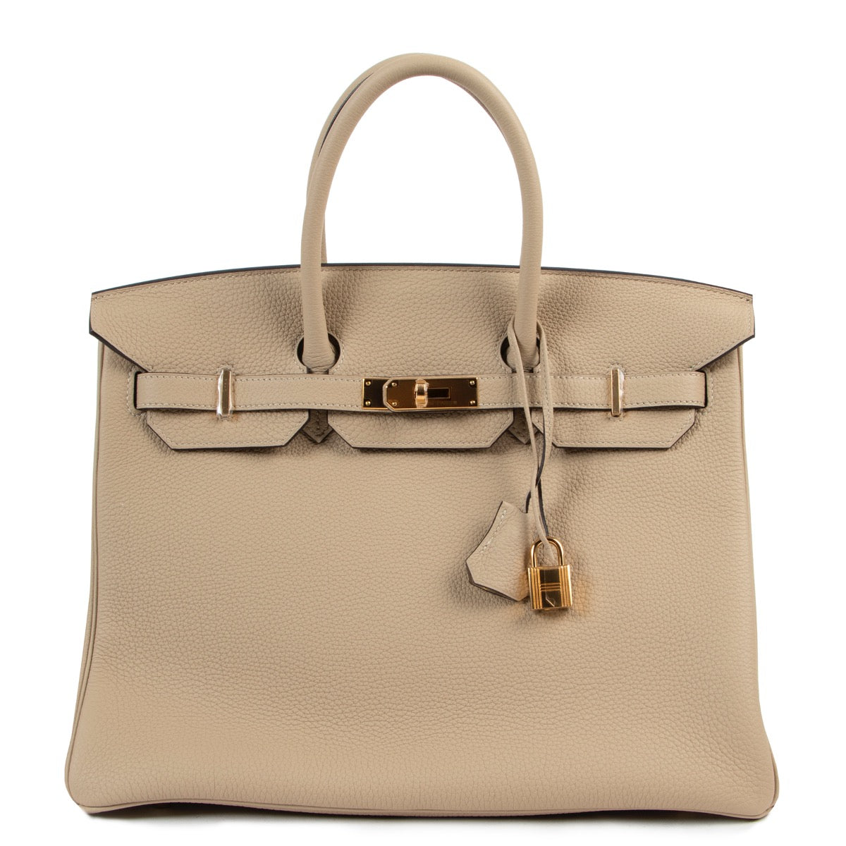 Shop safe online at Labellov in Antwerp this 100% authentic Hermès Birkin 35 Trench Togo GHW in brand new condition at the right price.