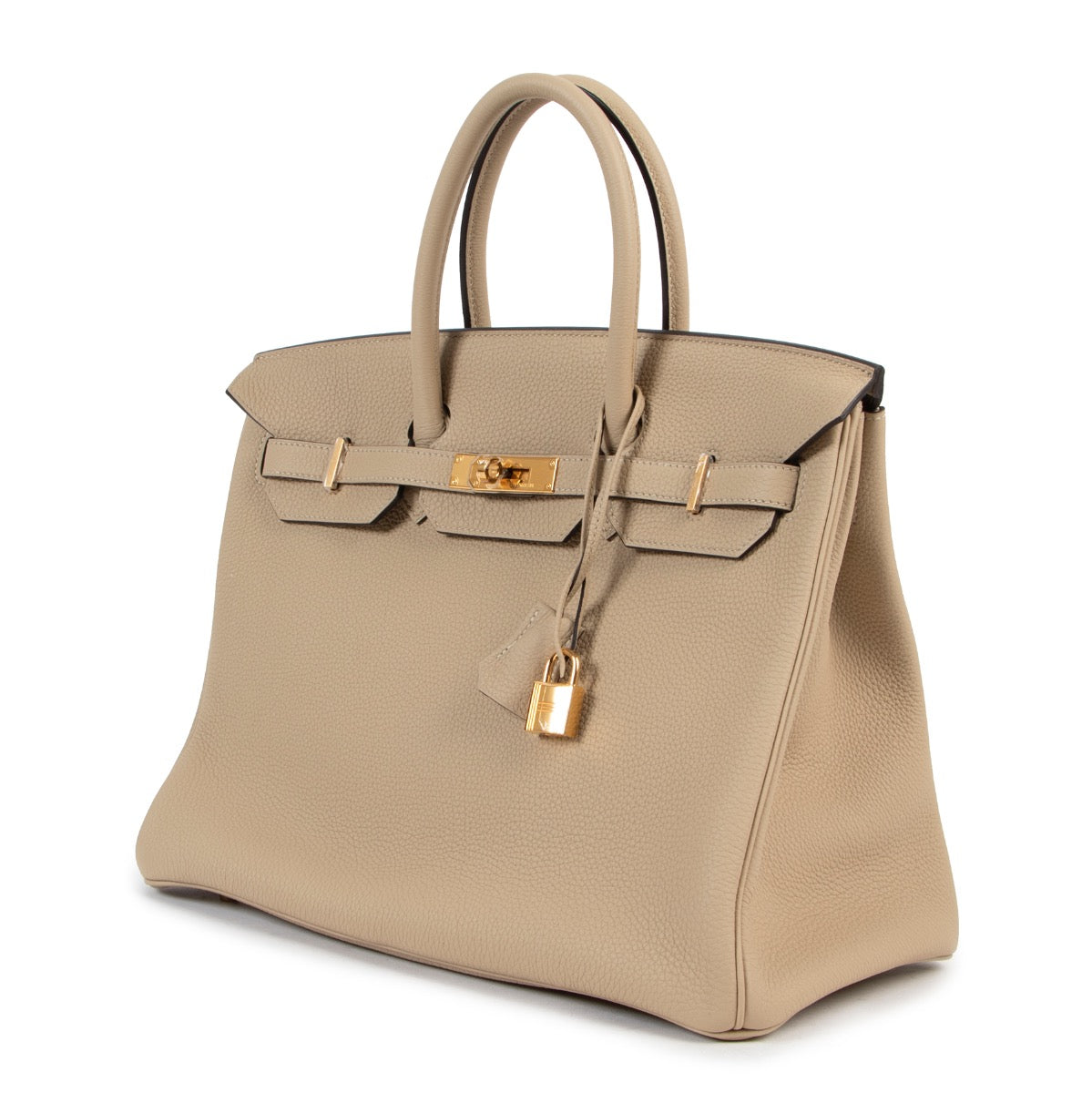 Shop safe online at Labellov in Antwerp this 100% authentic Hermès Birkin 35 Trench Togo GHW in brand new condition at the right price.