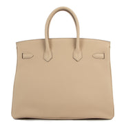 Shop safe online at Labellov in Antwerp this 100% authentic Hermès Birkin 35 Trench Togo GHW in brand new condition at the right price.
