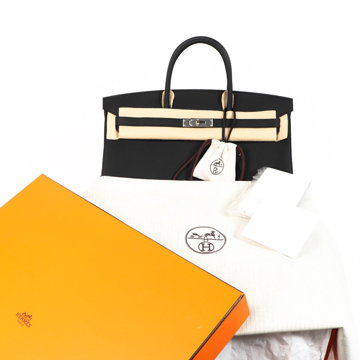 Hermès Birkin 40 Black Togo Palladium Hardware