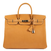 Hermès Birkin 40 Naturel Sable Vache Liégée PHW