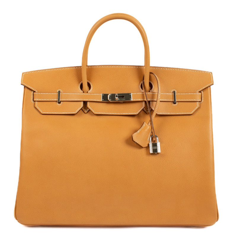 Hermès Birkin 40 Naturel Sable Vache Liégée PHW